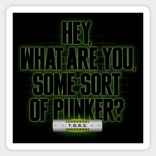I Hate Punkers. Sticker